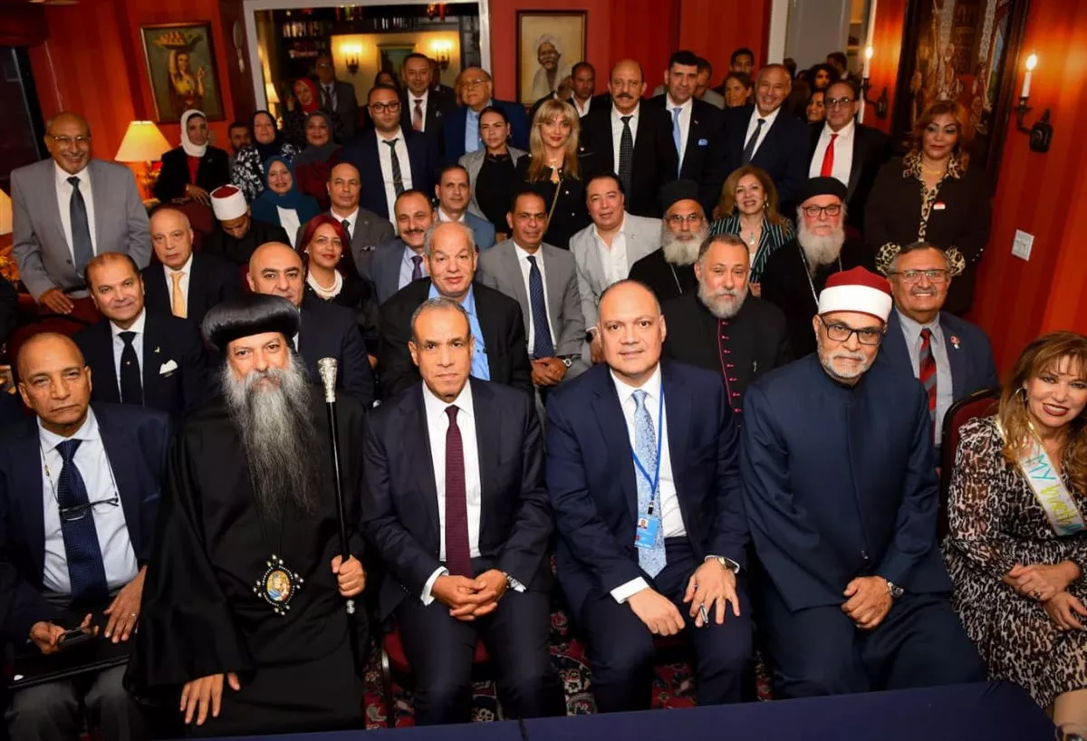 وزير الخارجية مع أبناء الجالية المصرية في نيويورك