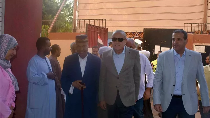 محافظ الأقصر: انتظام العملية الانتخابية وتسهيلات كاملة للناخبين