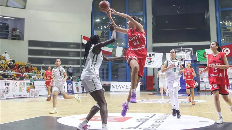 منتخب مصر لناشئات السلة يفوز على الجزائر في افتتاح مشواره بالبطولة العربية
