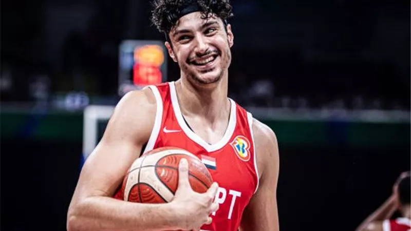 فيبا يسلط الضوء على باتريك يوسف نجم منتخب مصر قبل انطلاق الأفروباسكت