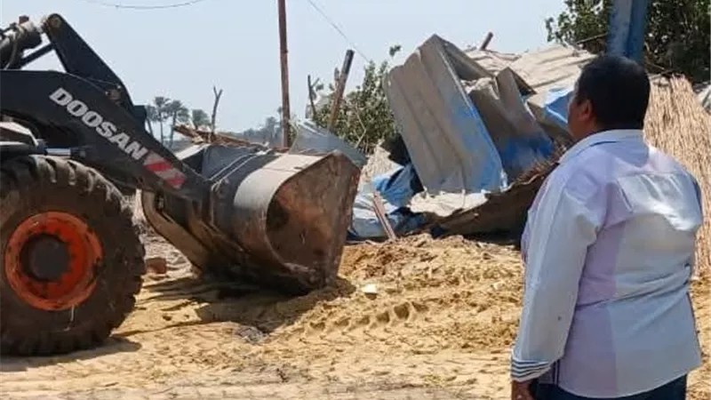 حملة مكثفة في الواسطى لإزالة الإشغالات والتعديات على الأراضي الزراعية