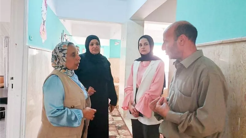 ​وكيل صحة الإسماعيلية تتفقد دار إيواء الأطفال بالمستقبل