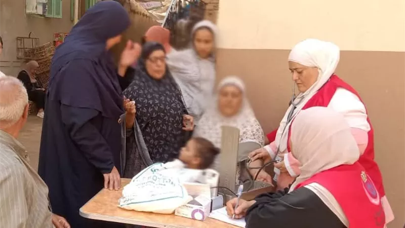 صحة كفر الشيخ: الكشف على 263 مواطن خلال القافلة الطبية