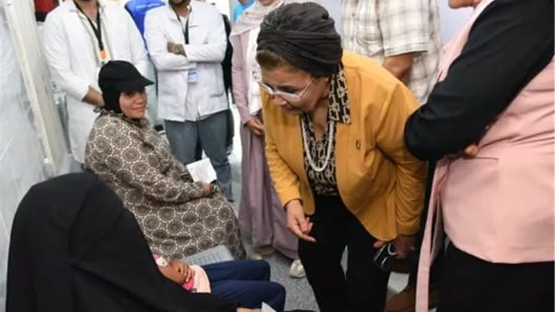 نائب وزير الصحة تتفقد منشآت صحية في شمال سيناء