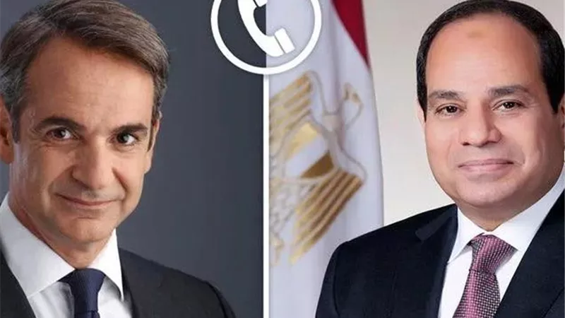 السيسي ورئيس وزراء اليونان يؤكدان ضرورة البدء الفوري في إعادة إعمار غزة