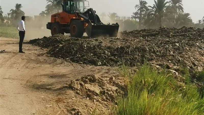 الأقصر تواجه البناء المخالف.. إيقاف حالة تعد بقرية البغدادي 