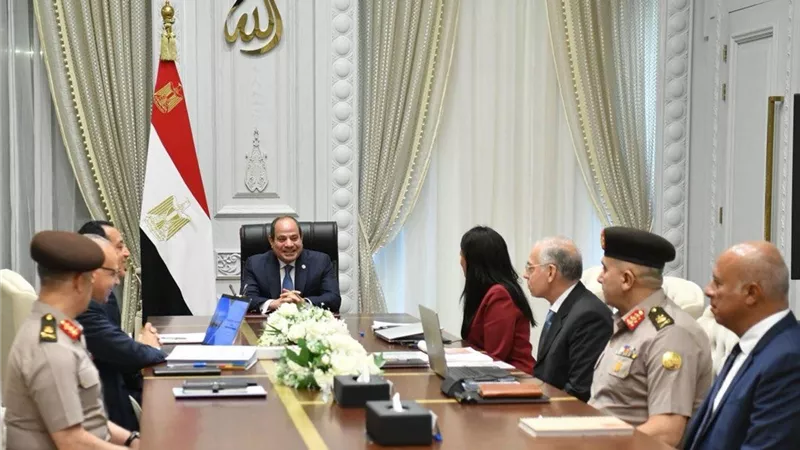 الرئيس السيسي يوجه بتحديث منظومة الري والاستخدام الآمن للمياه الجوفية