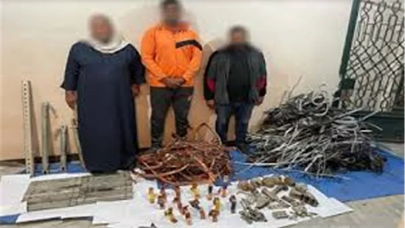 تأييد السجن المشدد لتشكيل عصابي سرق كابلات نحاسية وأتلف الاتصالات