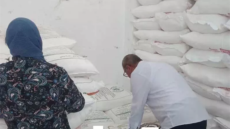 بورسعيد: ضبط 3 أطنان دقيق مجهول 