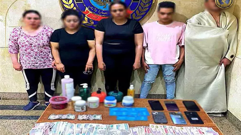 حبس المتهمين بإدارة ناد صحي لممارسة الأعمال المنافية للآداب 4 أيام بالجيزة