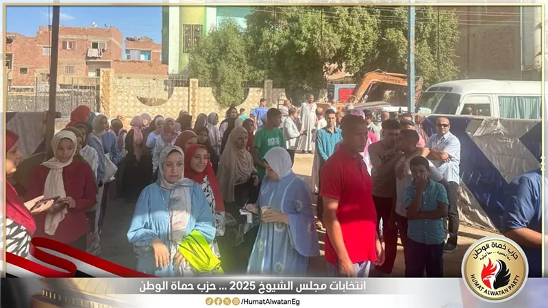 توافد المواطنين على لجان بني سويف للمشاركة في جولة الإعادة بانتخابات الشيوخ 2025