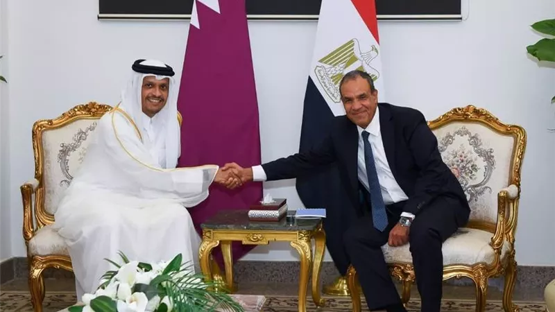 انعقاد الدورة السادسة للجنة العليا المصرية القطرية المشتركة بالعلمين