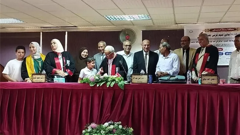 باحثة تحصل على الماجستير بامتياز عن تجليات التشويق في مسرح محمد ناصف