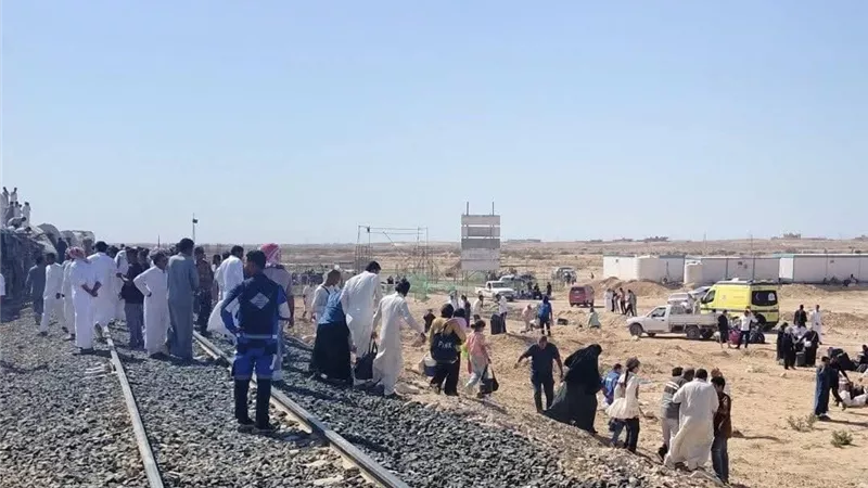 حادث قطار مطروح.. 29 مصابًا في انقلاب عربة بالضبعة -فيديو 