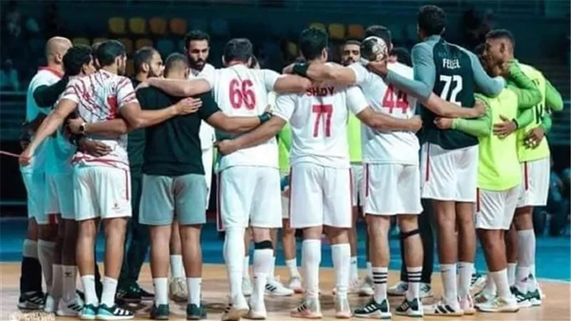 الزمالك يفوز على  أصحاب الجياد ببطولة دوري اليد 
