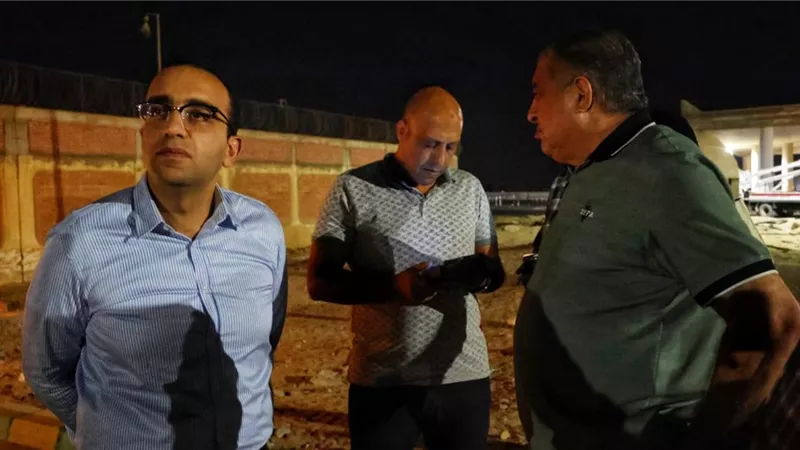 انفجار خط غاز 