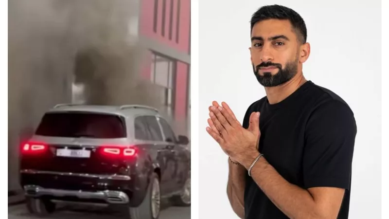 أنس بوخش بعد نجاته من حريق سيارته :«خلل تقني بالتسجيل انقذني»