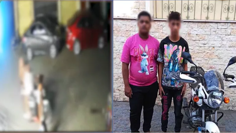 ضبط شخصين يستقلان دراجة نارية تعديا على طفل بالضرب أثناء سيره