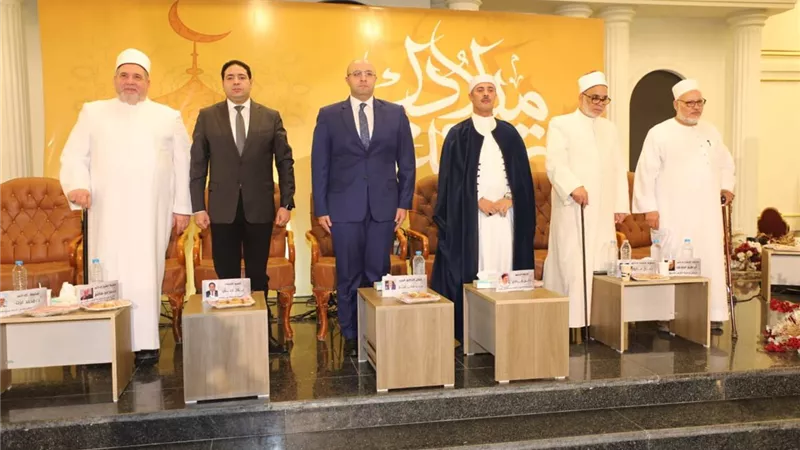 محافظ بني سويف يشهد احتفالات المولد النبوي الشريف