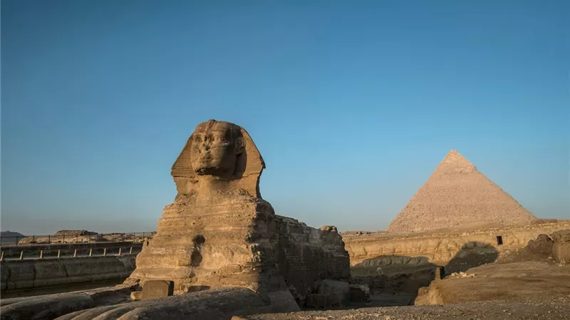 «أبو الهول».. هكذا يبدو حارس الأهرامات من الأعلى