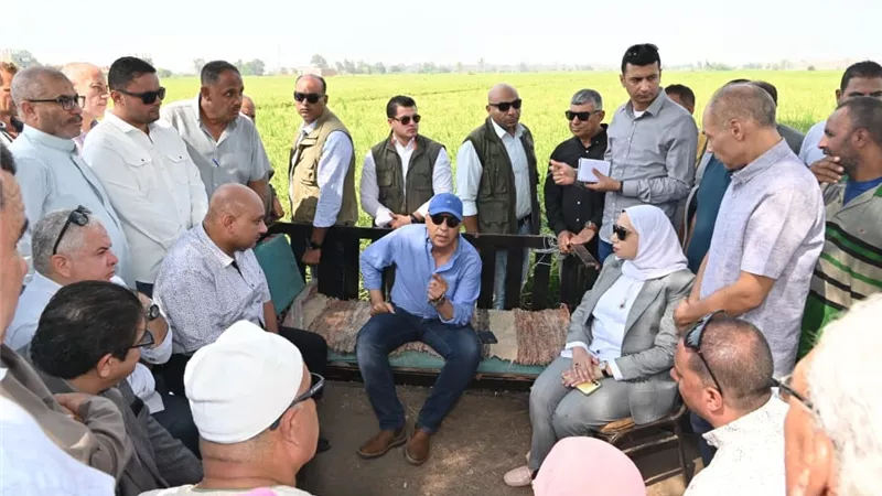 وزير الري يتابع مع مزارعي الشرقية موسم أقصى الاحتياجات