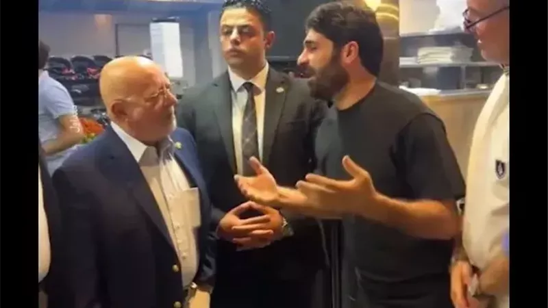 سوريون برفقة وزير الاقتصاد يوجّهون تحية خاصة للشعب المصري