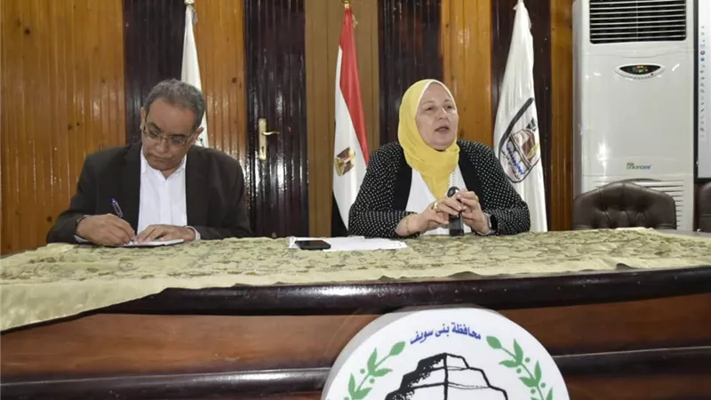 تعليم بني سويف تستعرض خطة الاستعداد للعام الدراسي الجديد 2025/2026