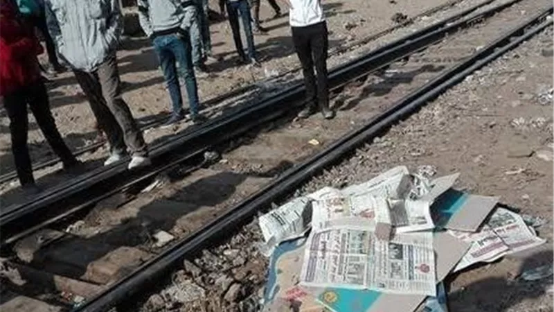 مصرع شخص أسفل عجلات قطار أسوان