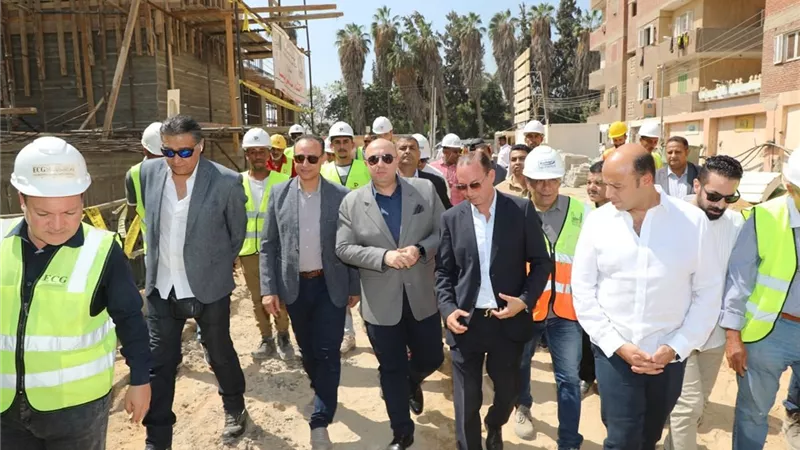 محافظ بني سويف يتابع على الأرض أكبر مشروع صحي بمركز ببا |صور