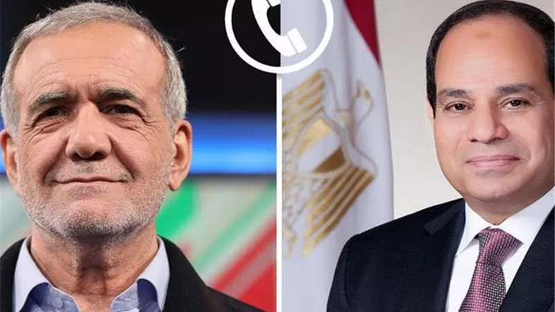 بزشكيان يشكر الرئيس السيسي على رعاية اتفاق إيران و«الطاقة الذرية»