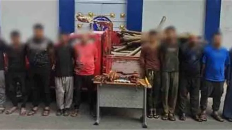 ضبط عصابات سرقة الهواتف والكابلات بالفاهرة 
