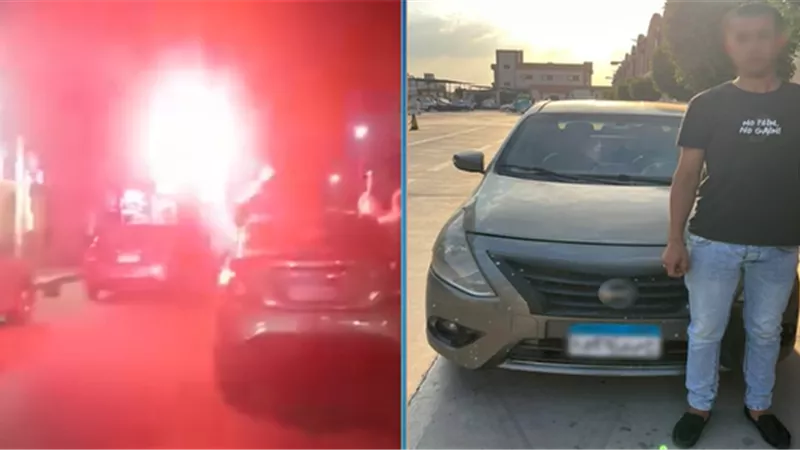 حركات استعراضية على الطريق.. القبض على طالب أشعل شماريخ في زفة عروسين 