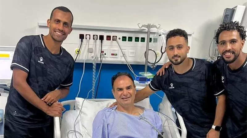 أول ظهور لـ عبد الحميد بسيوني بعد إجراء عملية جراحية ناجحة في القلب |صورة