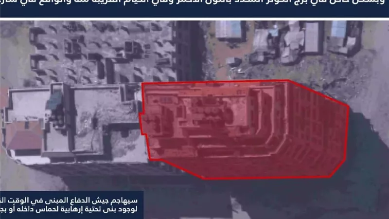 فيديو| جيش الاحتلال يقصف برج الكوثر في غزة 