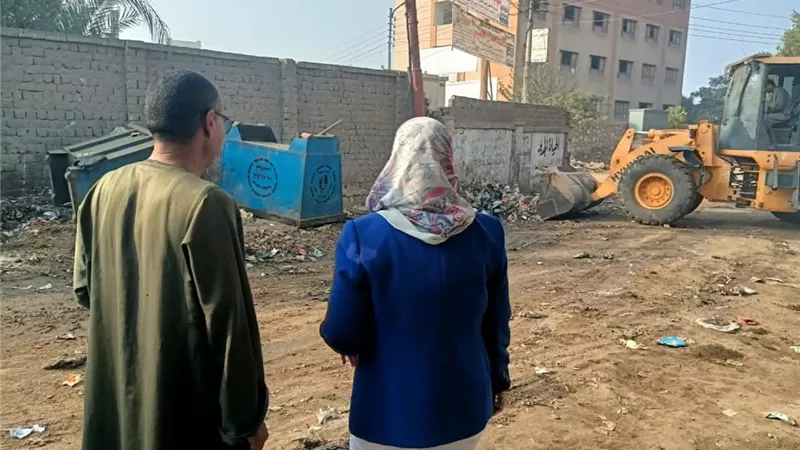 الوحدة المحلية بناصر تكثف حملات النظافة وتتلقى شكاوى الأهالي