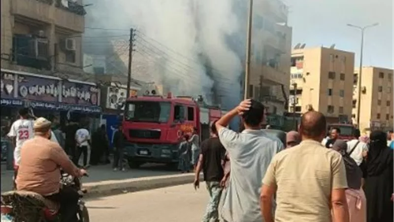 حريق فى مخبز بمنطقة السيل والحماية المدنية تسيطر علي النيران بأسوان
