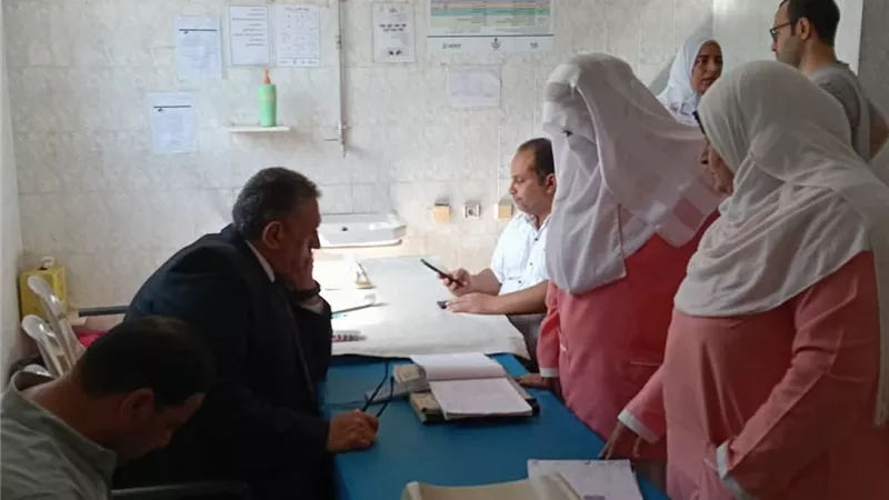 وكيل وزارة الصحة يتفقد وحدتي كفرالسودان الصحية ومحلة مالك الصحية