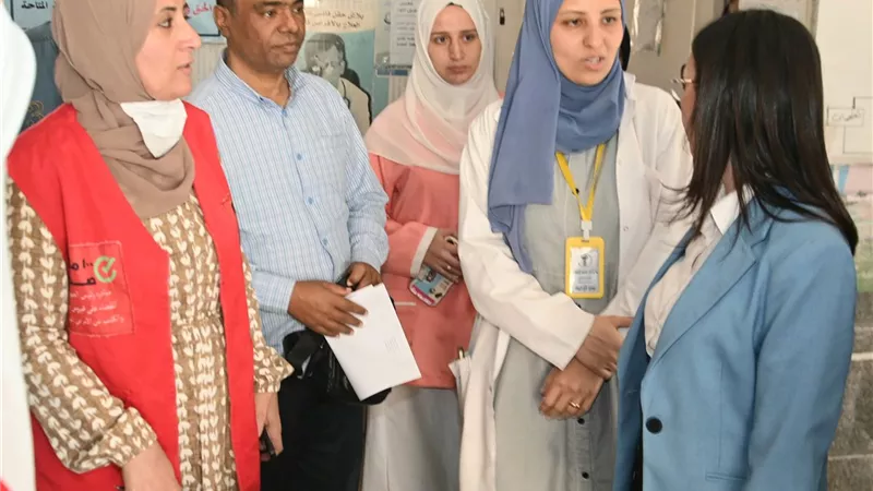 محافظ البحيرة تتفقد وحدة طب الأسرة بقرية المجد في الرحمانية
