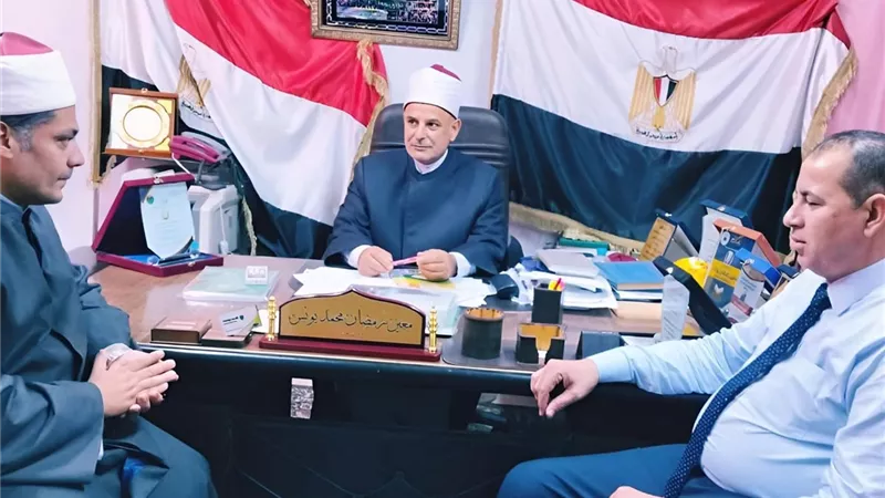 مدير أوقاف كفر الشيخ يجتمع مع عميد مركز تحفيظ القرآن الكريم 