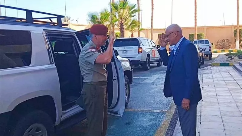 محافظ شمال سيناء يستقبل قائد القوات متعددة الجنسيات