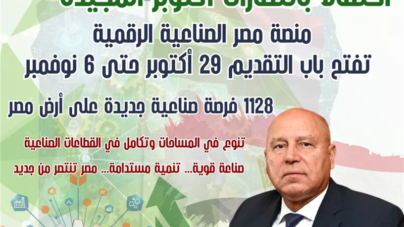 احتفالا بانتصارات أكتوبر.. بدء تلقي طلبات المستثمرين على 1128 قطعة أرض صناعية