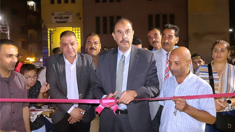 محافظ سوهاج يفتتح حديقة ميدان الشهداء العامة بالمنشاة