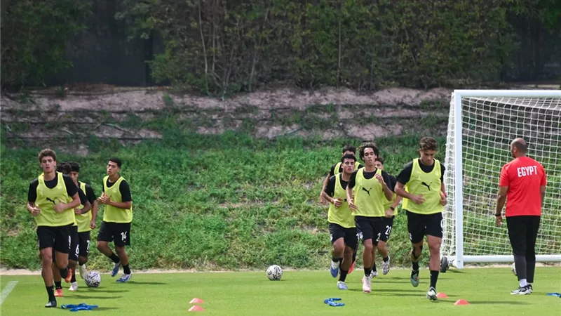 منتخب مصر تحت 17 عاما يتدرب على مرحلتين استعدادا لكأس العالم