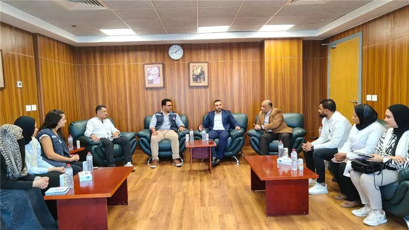 مدير الرعاية الصحية بالأقصر يستقبل وفدًا من منظمة الصحة العالمية 