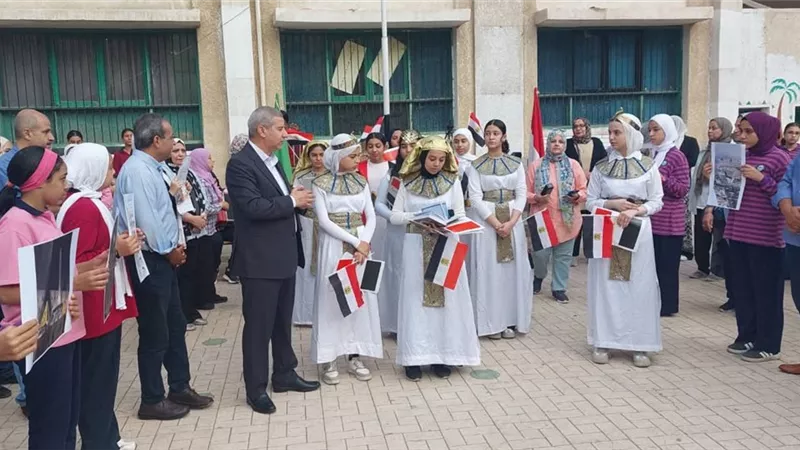 مدارس الشرقية تخصص طابور الصباح للحديث عن الحضارة المصرية