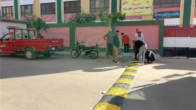 حملات نظافة وتحسين خدمات في الفشن ببني سويف