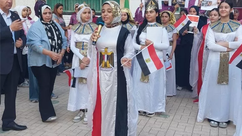 مدارس الشرقية تحتفل بافتتاح المتحف المصري الكبير| صور