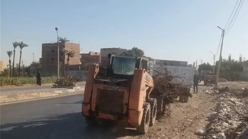 حملة نظافة شاملة ترفع كفاءة المدينة والقرى الحيوية في بني سويف
