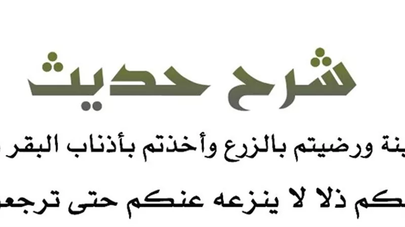 معنى حديث 