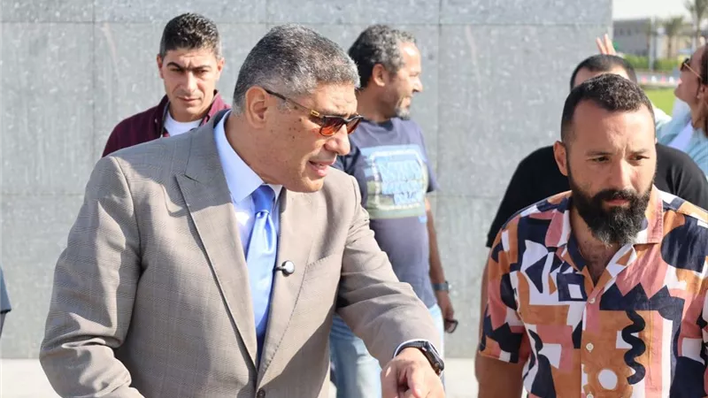 محافظ الجيزة يتفقد اللمسات النهائية لأعمال التطوير والتجميل 